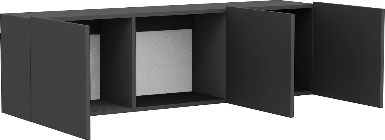 Komodë televizori Hanah Home, e bardhë-antracit