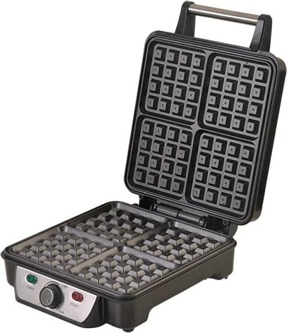 Aparat për vaflla Camry CR 3025, 1150W, i zi/inox
