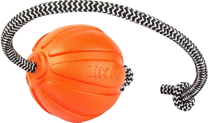 Lodër për qen Waudog Liker Cord 7 me litar, portokalli