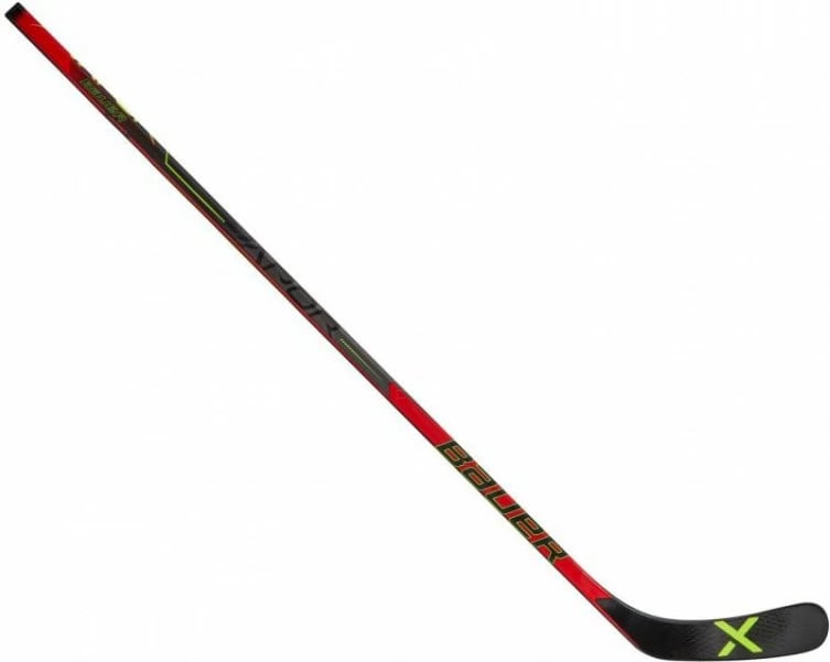 Hokej shtyllë Bauer Vapor për fëmijë, e zezë dhe e kuqe