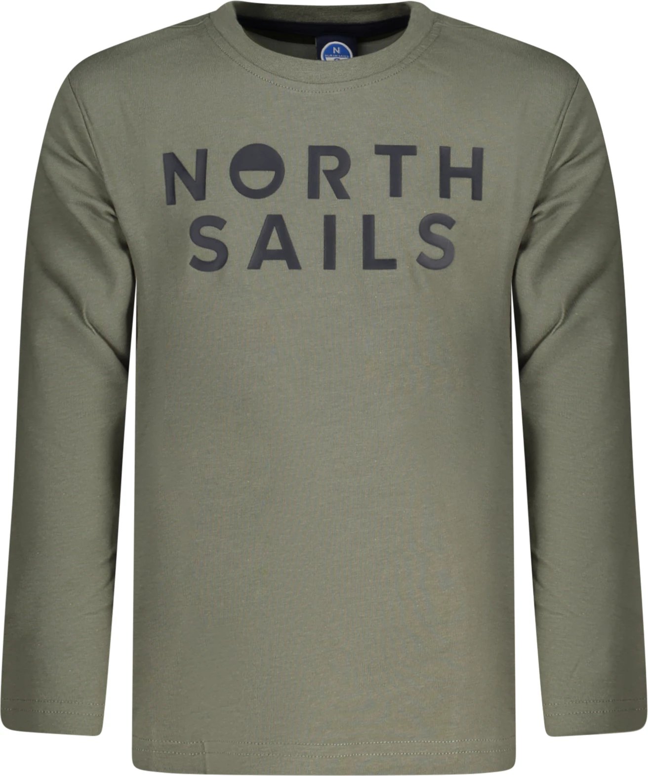 Maicë me mëngë të gjata për djem NORTH SAILS, e gjelbër