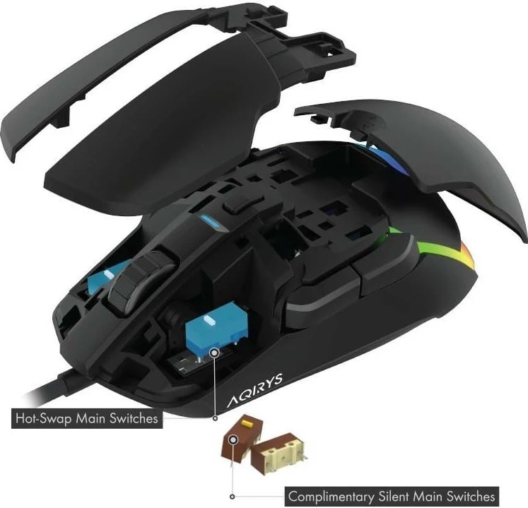 Maus AQIRYS LYNX, RGB, i zi Maus AQIRYS LYNX, RGB, i zi