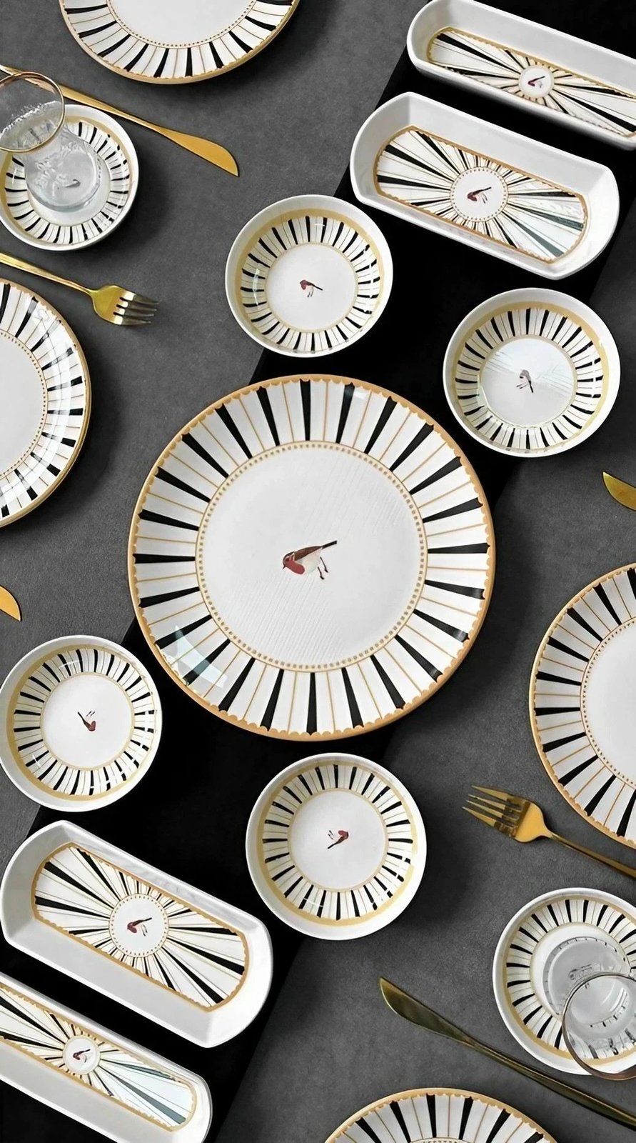 Set mëngjesi 21 pjesësh, Hermia Concept, Love 21KH