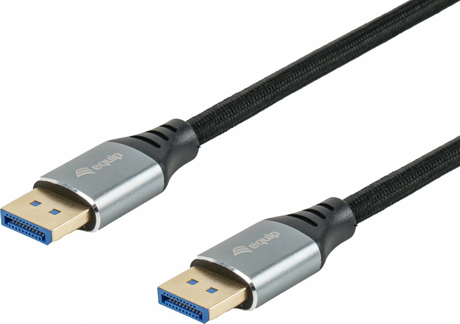 Kabllo DisplayPort 2.1 Premium Equip, 1.0m, 16K/60Hz, 54Gbps, e zezë