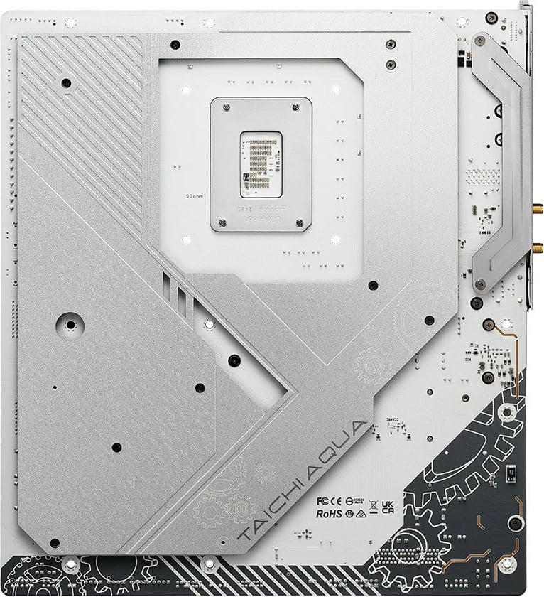 Pllakë amë ASRock Z890 Taichi AQUA, Intel, LGA 1851, DDR5-SDRAM, 256 GB, e bardhë