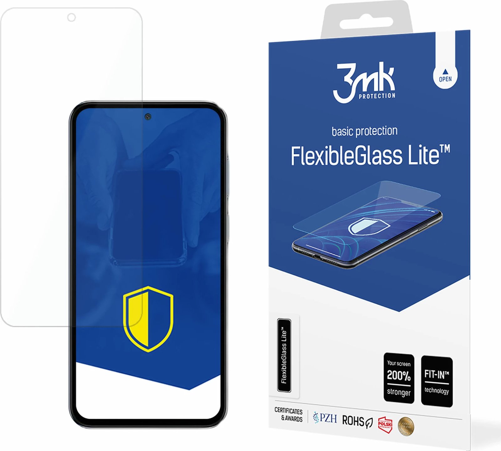 Xham mbrojtës hibrid 3mk FlexibleGlass Lite për Samsung Galaxy M35