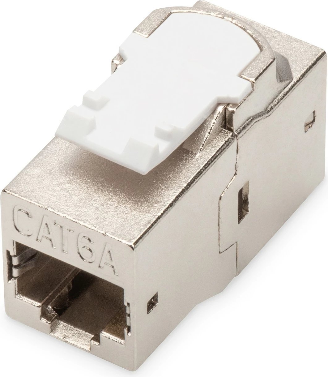 Adapter rrjeti Digitus Keystone RJ45 CAT6A, metalik Adapter rrjeti Digitus Keystone RJ45 CAT6A, metalik