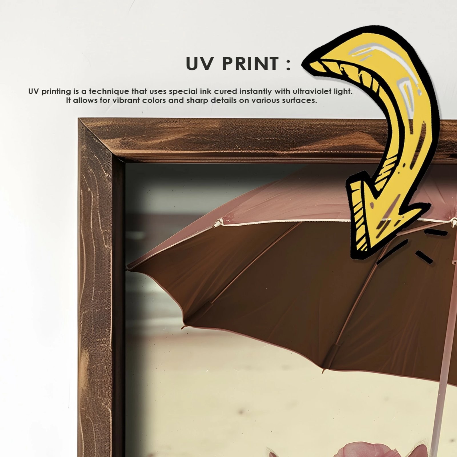 Pikturë dekorative me kornizë, MDF, shumëngjyrëshe, GE098-L