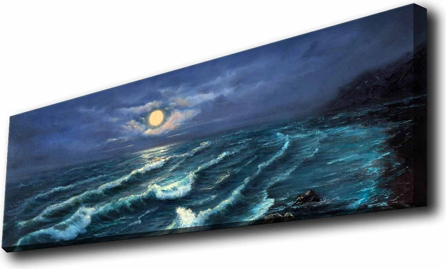 Pikturë dekorative me drita LED, Wallity, 3090KTLGDACT - 006