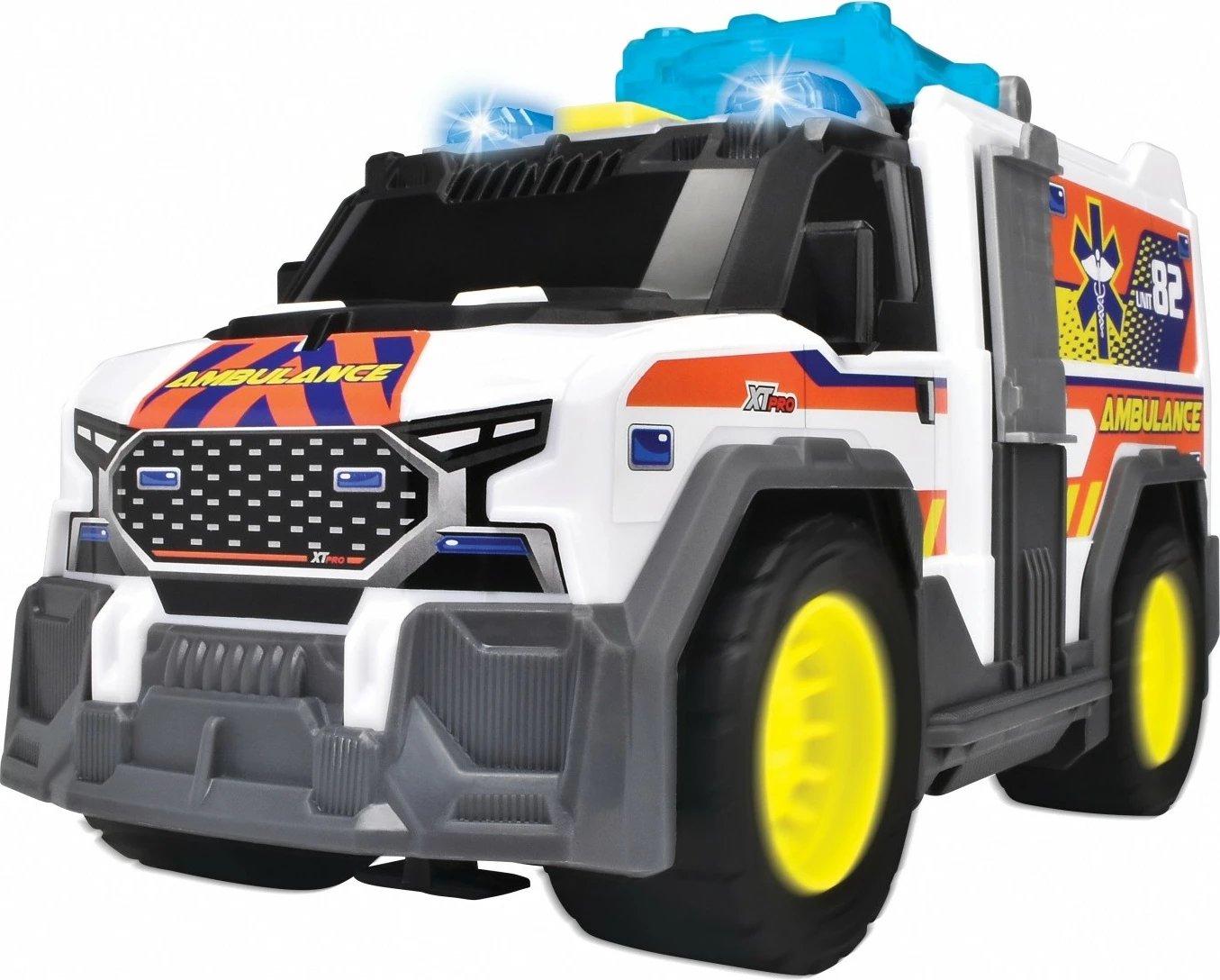 Lodër ambulancë Dickie A.S., 30 cm, shumëngjyrëshe
