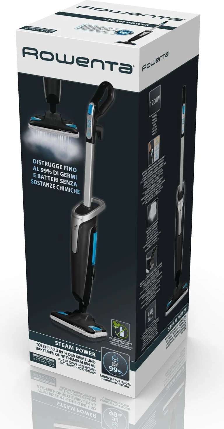 Pastrues me avull, Rowenta, Steam Power RY6555WH, 1200W, depozitë 0.6L