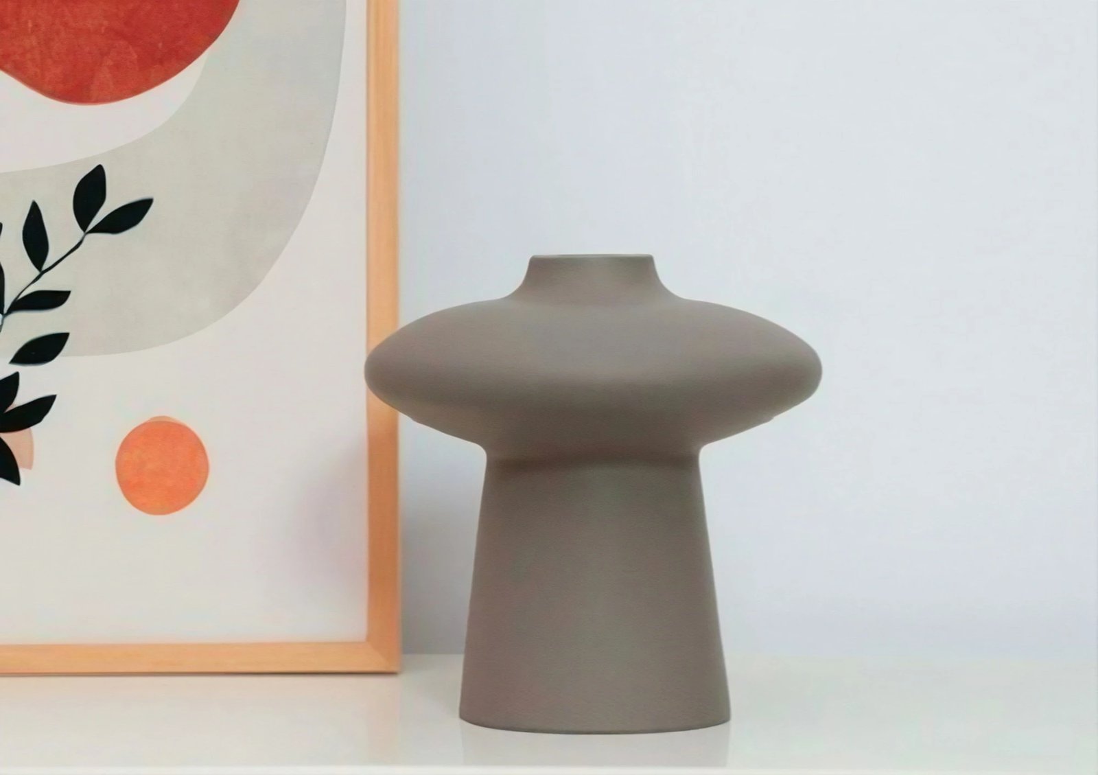 Vazo Evila Originals, ngjyrë mink, CY0178, 19x19x20cm