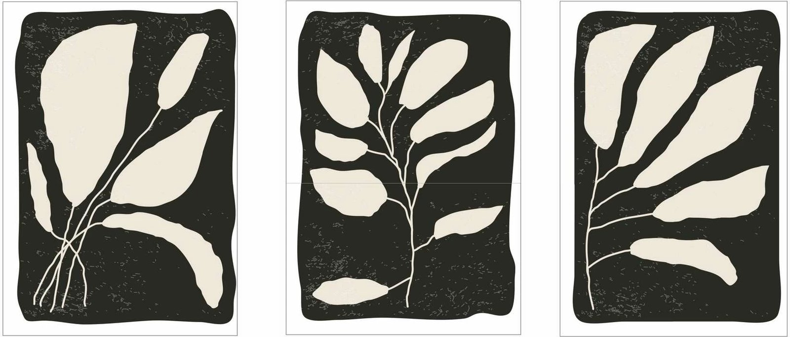 Pikturë dekorative me kornizë MDF (3 copë), Wallity, Mp3-00114, 21x30cm