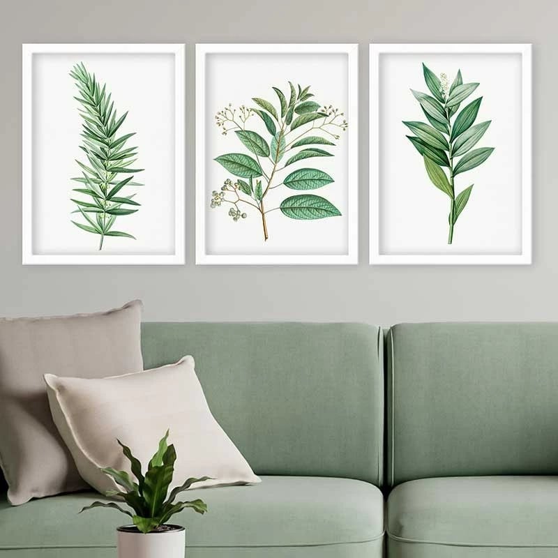 Pikturë dekorative me kornizë (3 copë), Wallity, 3BC_501923_3545