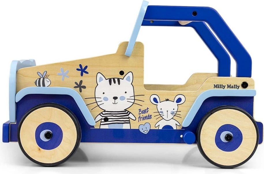 Ecëse druri, Viga, Explorer Cat and Mouse, me frenë dhe hapësirë lodrash, blu