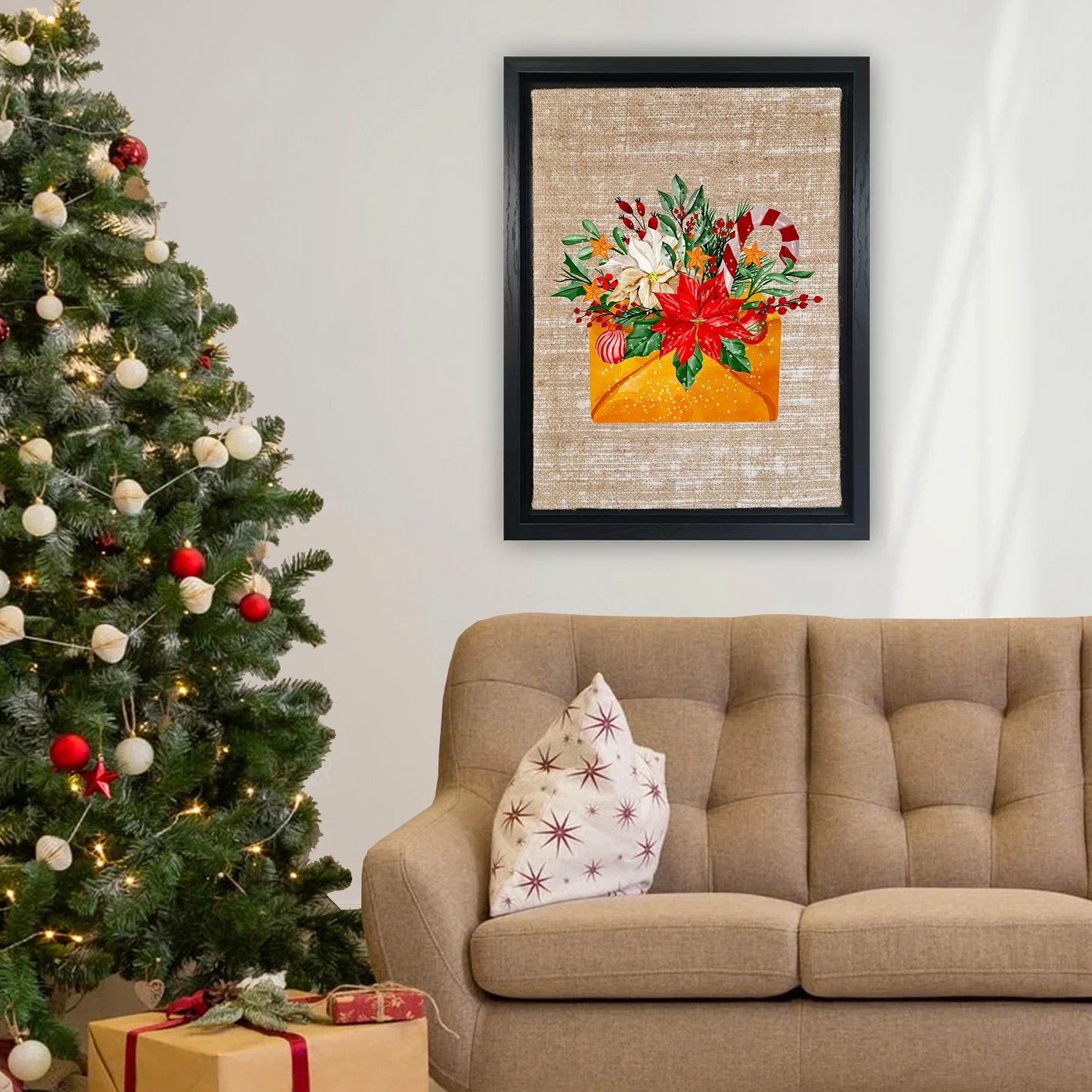 Pikturë dekorative në kanavacë me kornizë, shumëngjyrëshe, Wallity, LSJ12_6696, 67x97cm