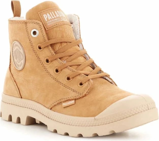 Çizme Palladium Pampa Hi Zip WL për femra, ngjyrë kafe