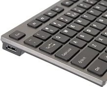 Tastierë A4 Tech KV-300H, me kabllo USB, Gri