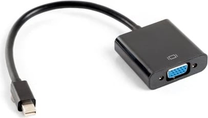 Kabllo përshtatëse VGA- mini DisplayPort, Lanberg,  e zezë