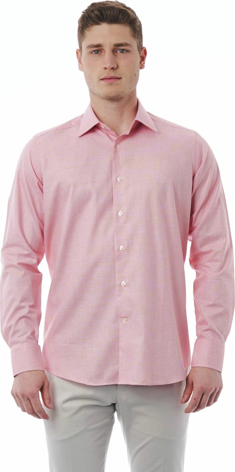 Këmishë rozë Bagutta për meshkuj