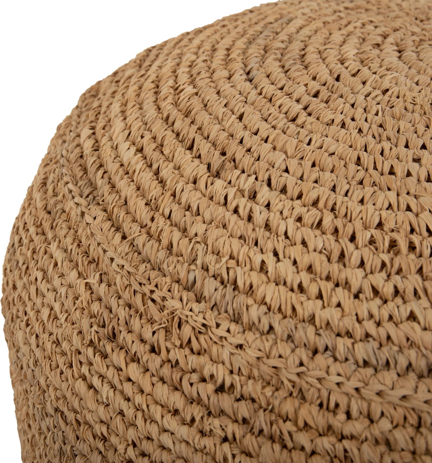 Karrige për bar AONI FH7828 prej fibrave të palmës së tharë, ngjyrë natyrale, Φ48x37H cm