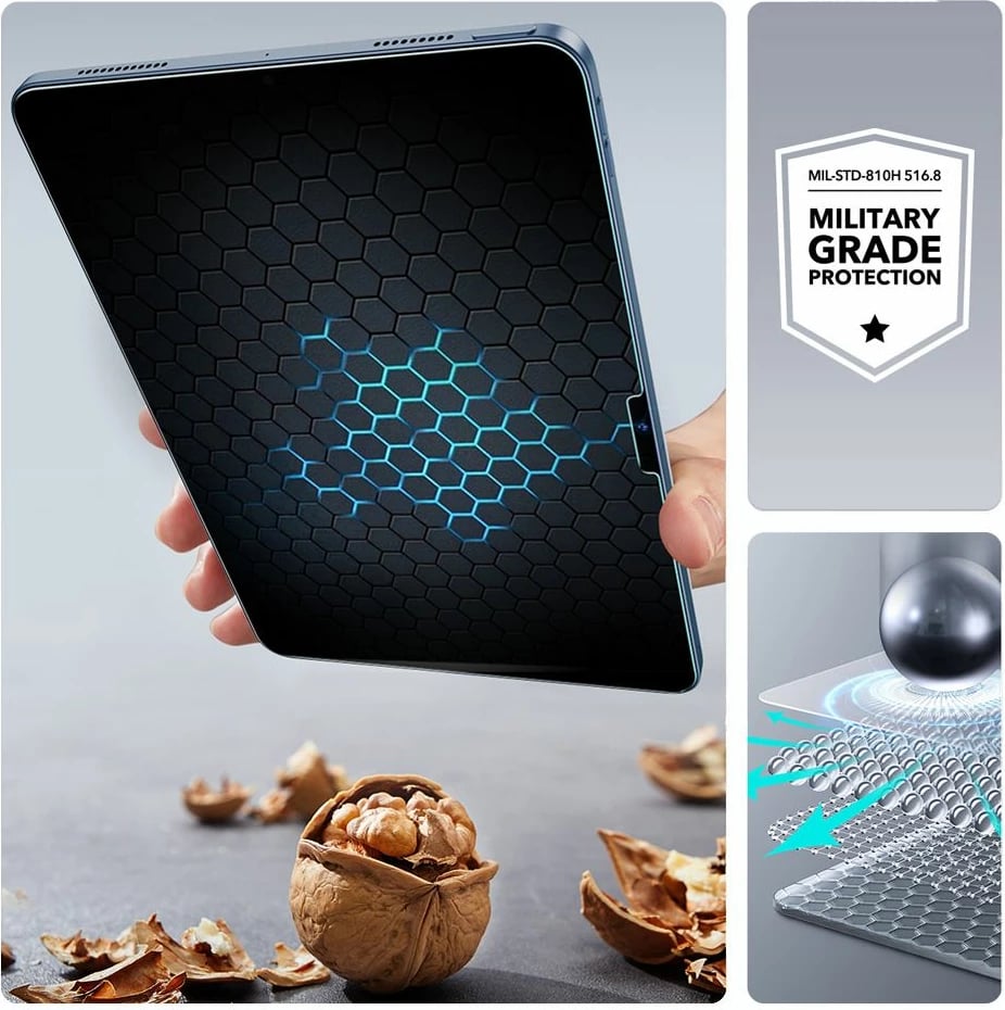 Xham i temperuar për ekran tablet ESR UltraFit, 2 copë, për iPad 10.9" (10 gen.)/11" (11 gen.)