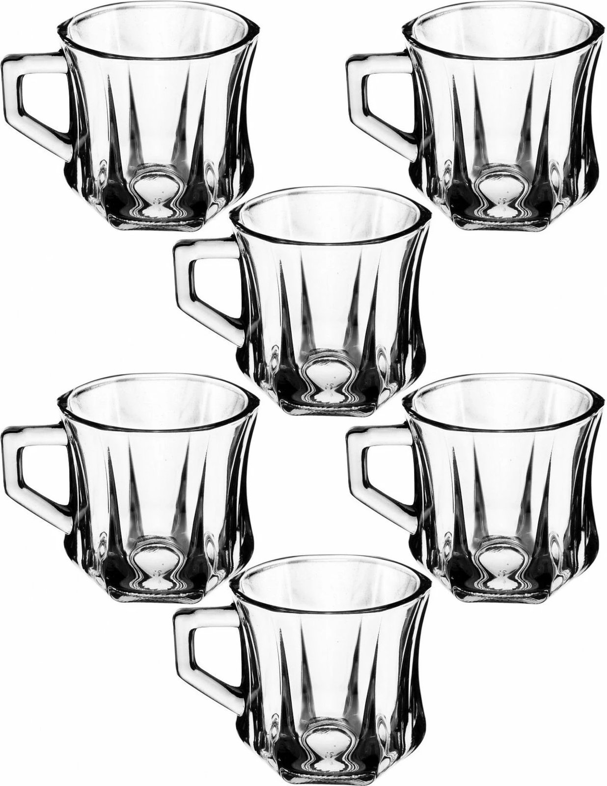 Set gotash prej qelqi (6 copë), Hermia, CP9126GCL