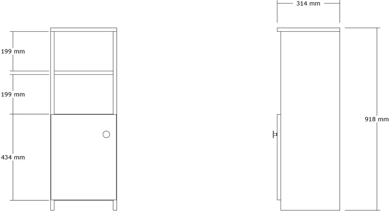 Raft librash Hanah Home, Owen, ngjyrë safir