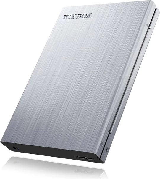Kuti e jashtme HDD/SSD ICY BOX IB-241WP, 2.5", USB 3.2, alumini, anthracite/silver