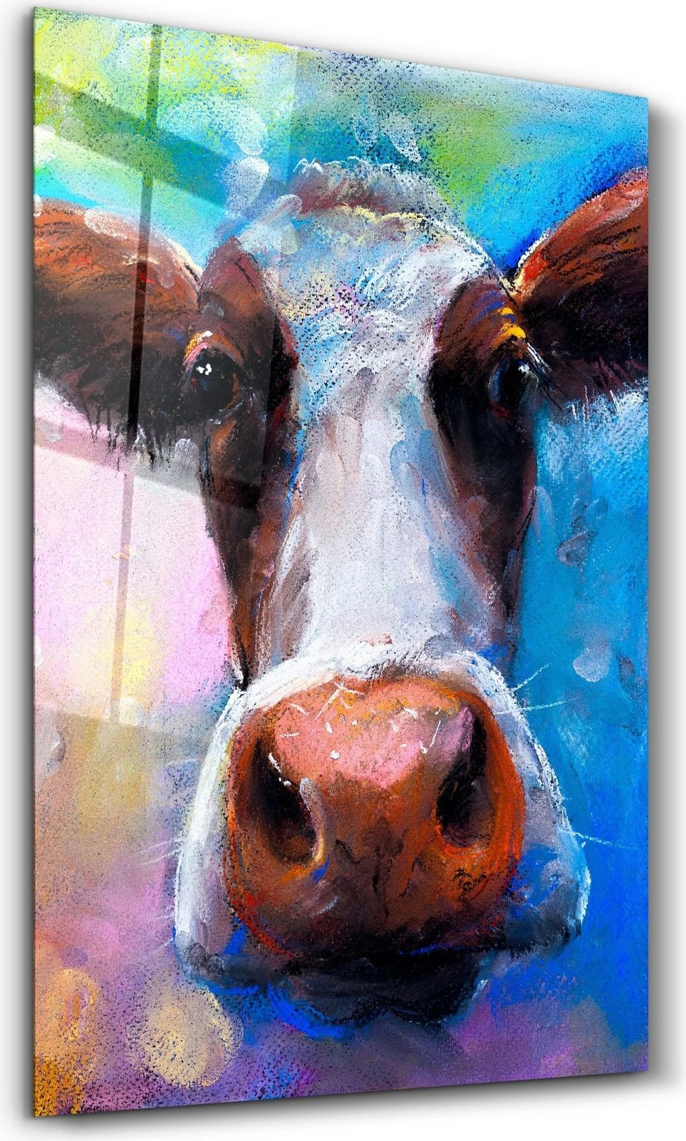 Pikturë dekorative prej xhami të temperuar, shumëngjyrëshe, CAM-2027, 46x72cm