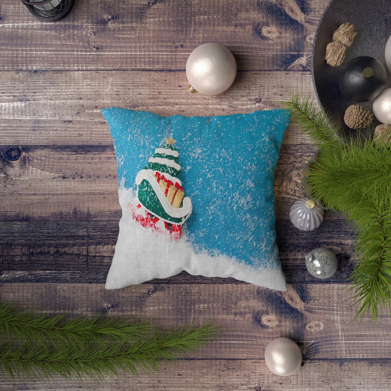 Jastëkë dekorativ Aberto Design, NYXMAS092, shumëngjyrësh, 43x43cm