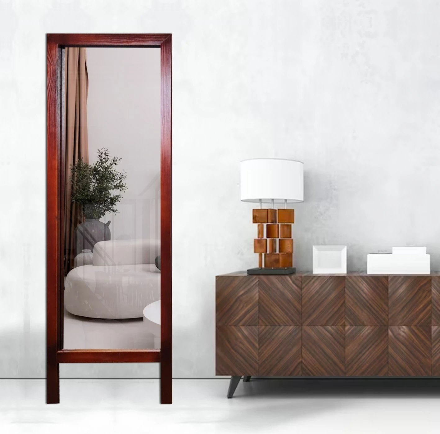 Pasqyrë Cheval, ngjyrë kanelle, Hanah Home