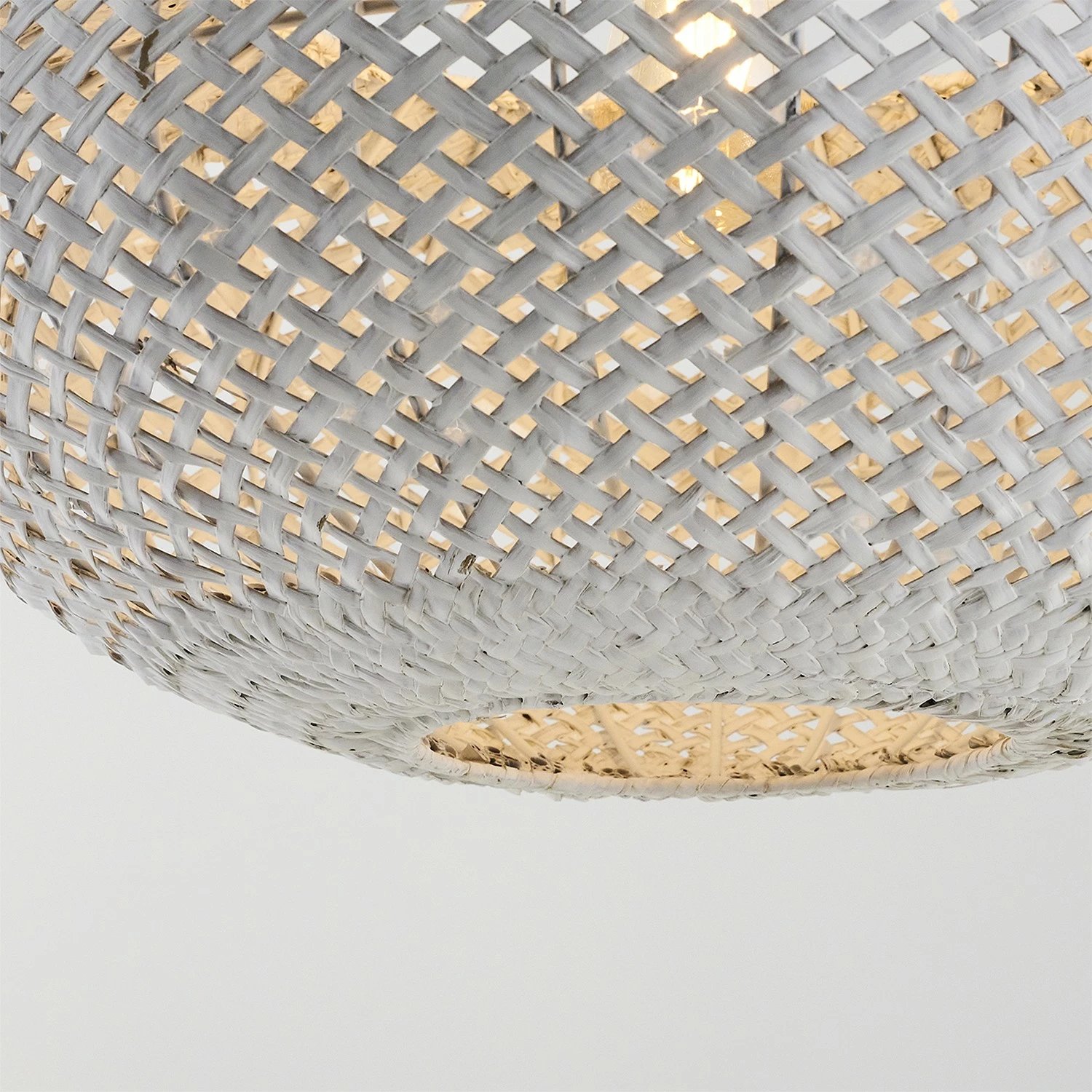 Llambë tavani Opviq, 4461-16-01, e bardhë, kapak ratan, 50x120cm