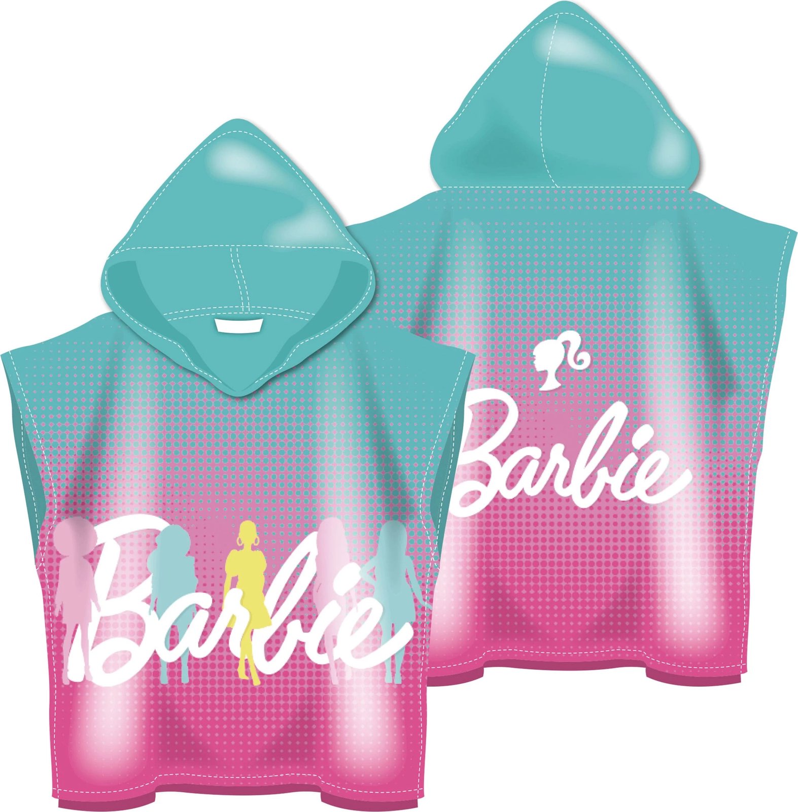 Peshqir Disney Barbie - Microf Poncho 245G