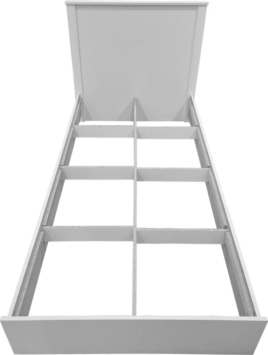 Krevat Athos, ngjyrë e bardhë, 90x190cm