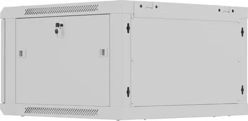 Kasë rack LANBERG 19" 6U 600x600mm, varëse, gri, derë me vrima