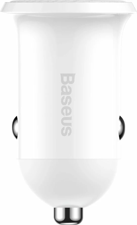 Karikues veture Baseus Grain Pro CCALLP-02, 2x USB-A, 4.8A, Bardhë