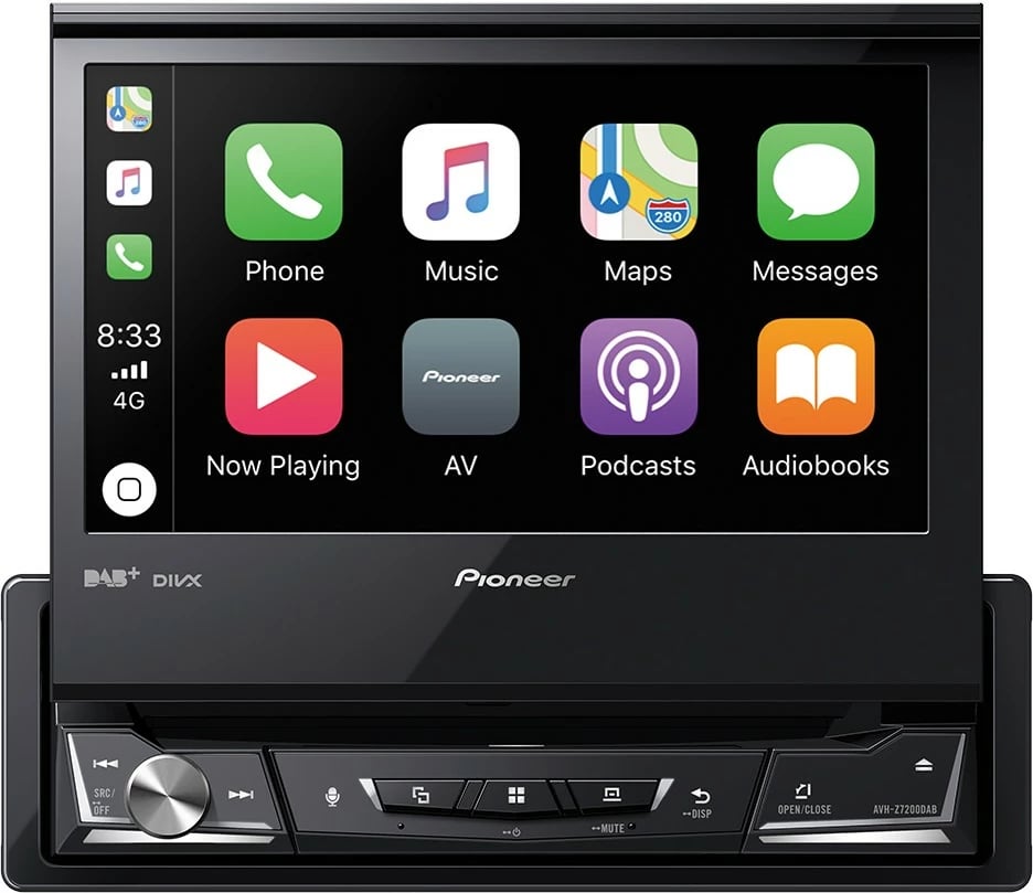 Multimedia për makinë Pioneer AVH-Z7200DAB, ekran me prekje, DAB+, Bluetooth, i zi