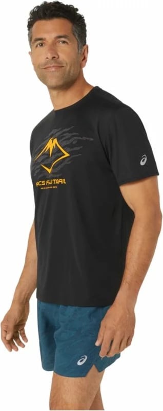 Maicë për meshkuj Asics, e zezë