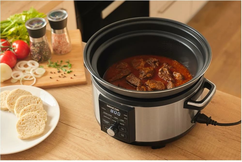 Tenxhere për gatim të ngadaltë Sencor SPR 5520SS, 5.5l