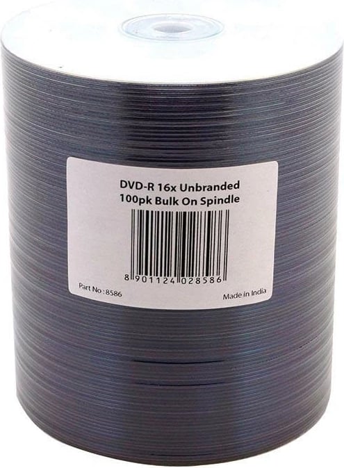 DVD-R Ridata 4.7GB, sipërfaqe matte, 100 copë