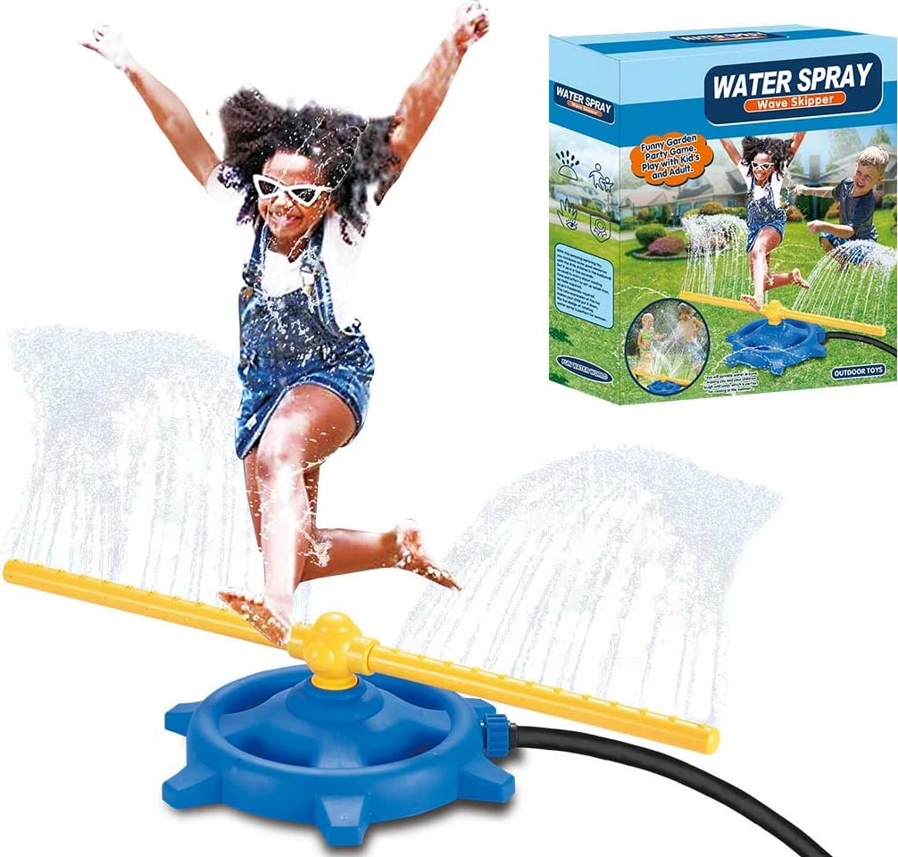 Sprinkler lodër për fëmijë Madej 011823, plastikë, kaltër/verdhe