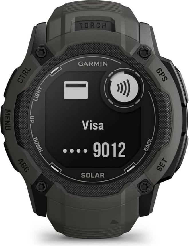 Smartwatch Garmin Instinct 2X Solar, GPS, 150 orë bateri, grafit