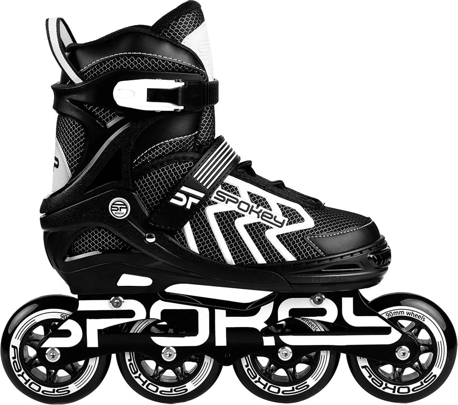 Rollera për fëmijë Spokey, zi-gri-bardhë