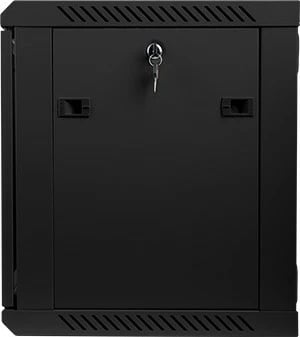 Kasë rrjeti Lanberg WF01-6409-10B, 19", 9U, xham, e zezë