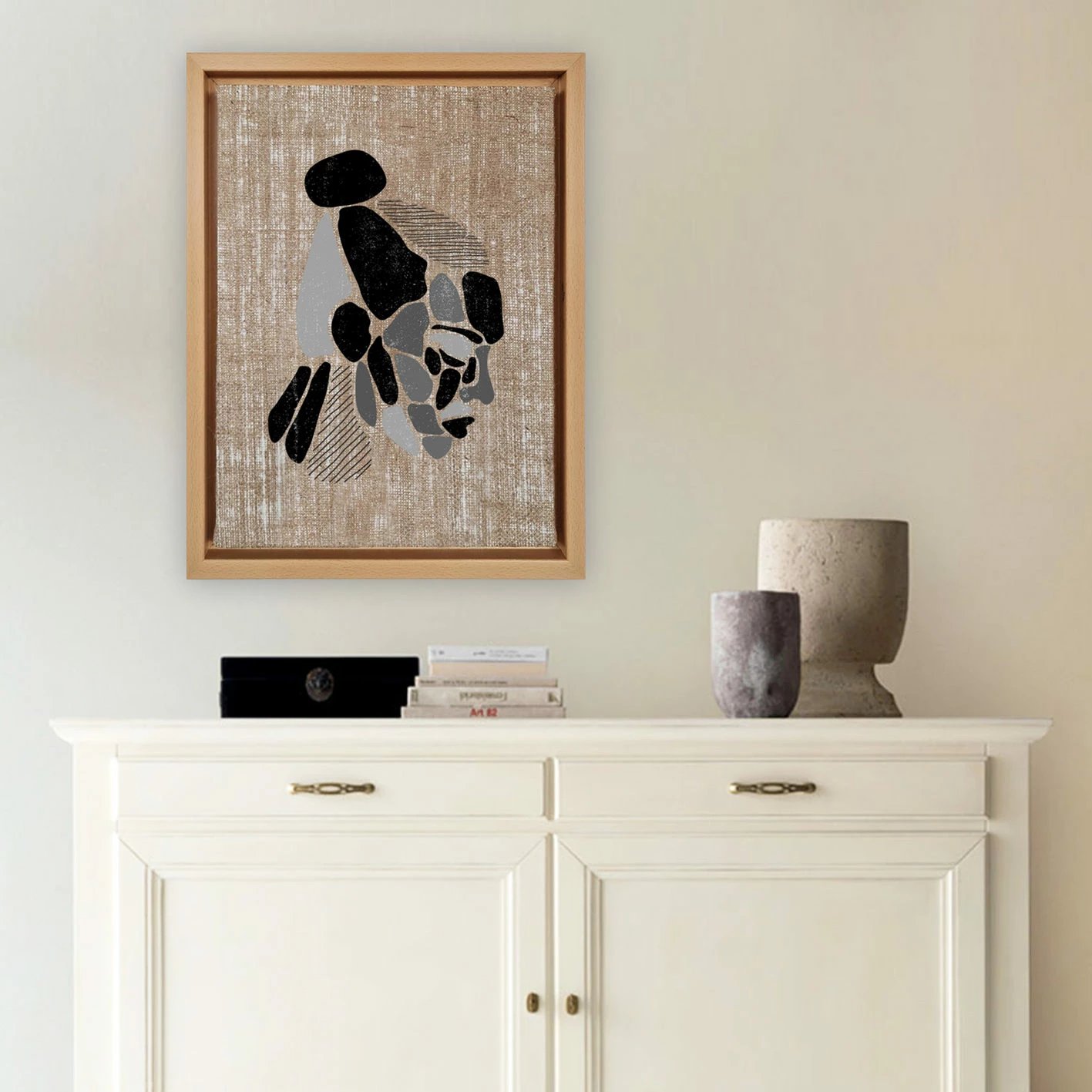 Pikturë dekorative në kanavacë, shumëngjyrëshe, Wallity, LNJ51927857011 - 66x96cm