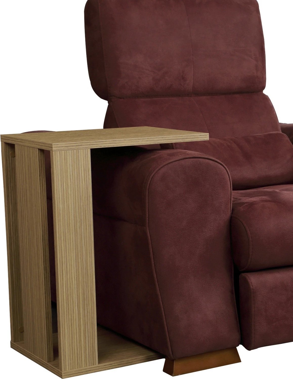 Tavolinë anësore Hanah Home, një copë, bambu, ngjyrë arre