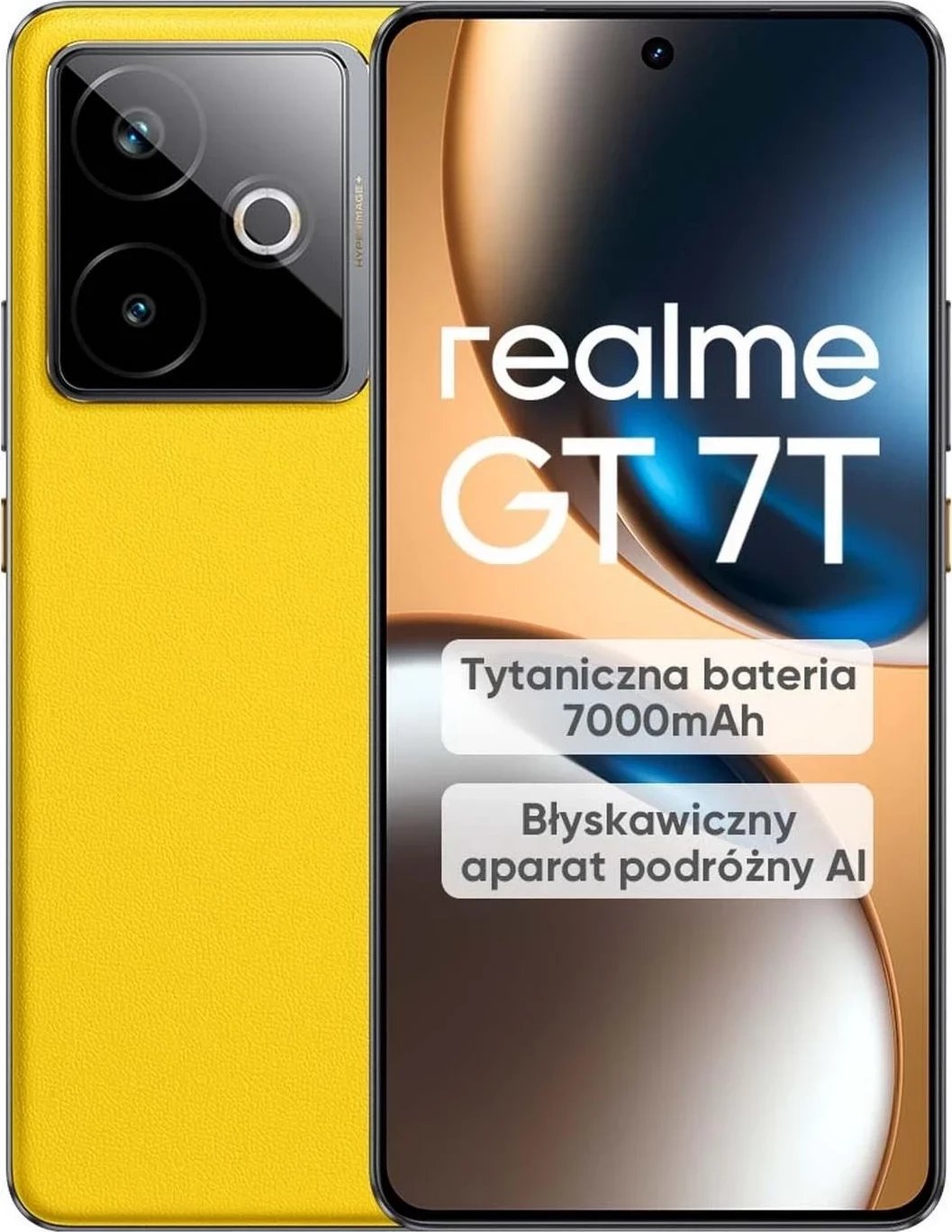 Celular Realme GT 7T 12/256GB, verdhë