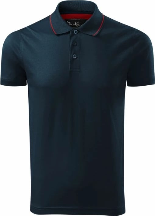 Polo maicë Malfini për meshkuj, blu marin