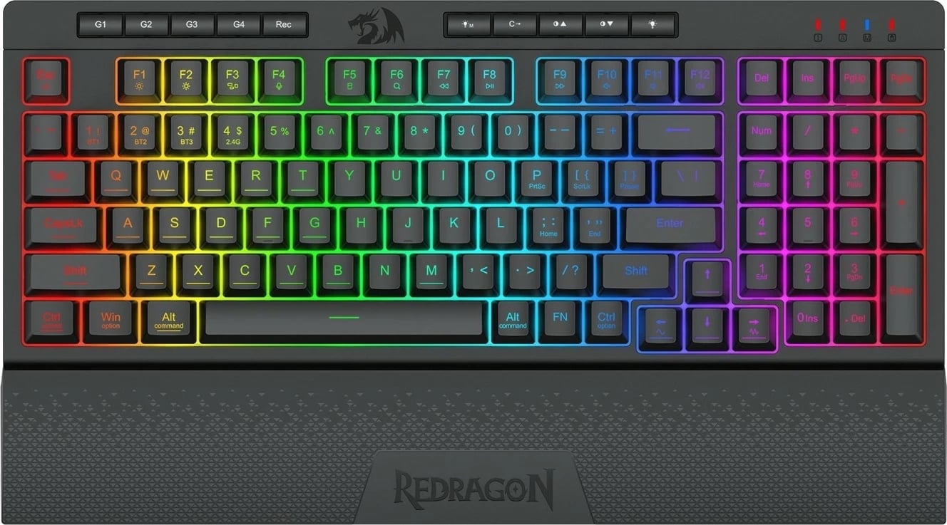 Tastierë gaming Redragon Shiva 98 Pro K515-Pro, RGB, wireless/wired, black